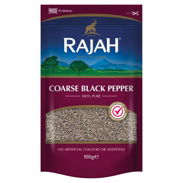 Rajah Coarse Black Pepper 100G