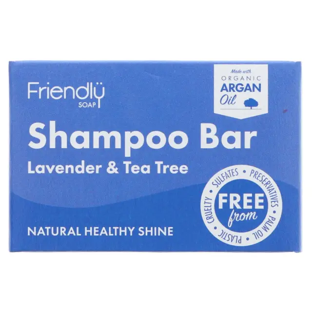 Friendly Soap Shampoo Bar Lavender Tea Tree