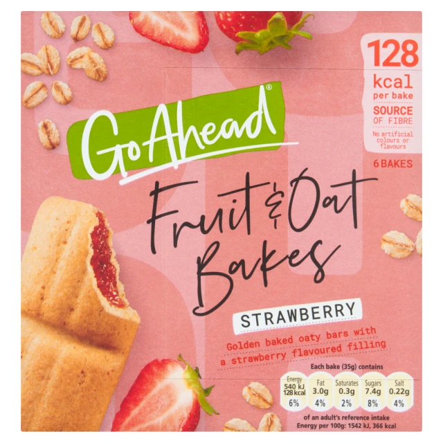 Go Ahead Fruity Bakes Sassy Strawberry 6 pack