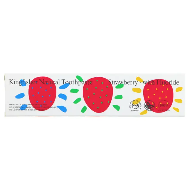 Kingfisher Strawberry Toothpaste with Fluoride 100ml