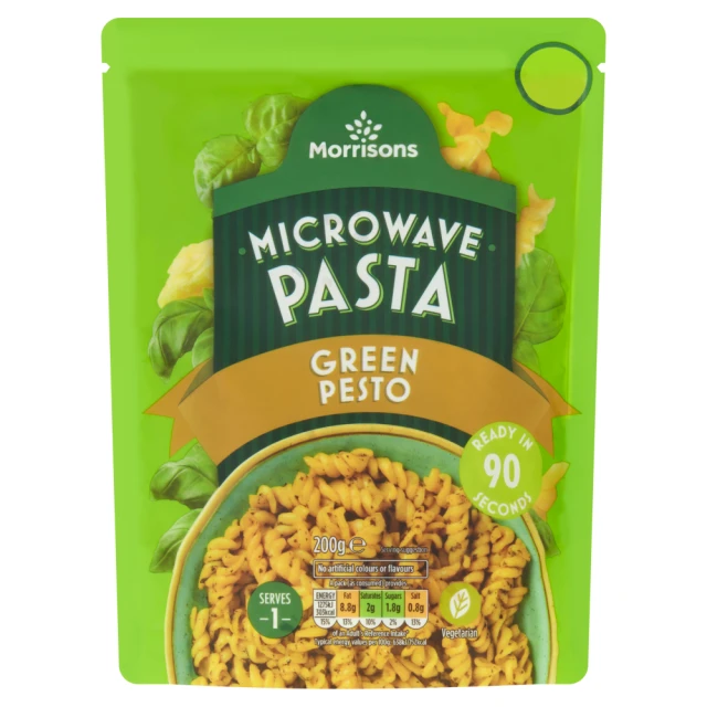 Morrisons Green Pesto Microwave Pasta 200g