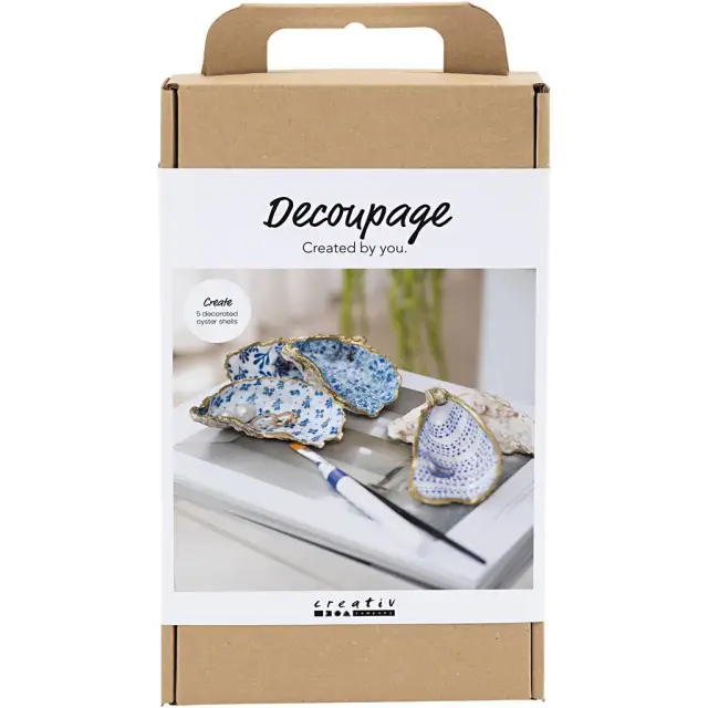 Creativ Craft Kit Decoupage Oyster shells