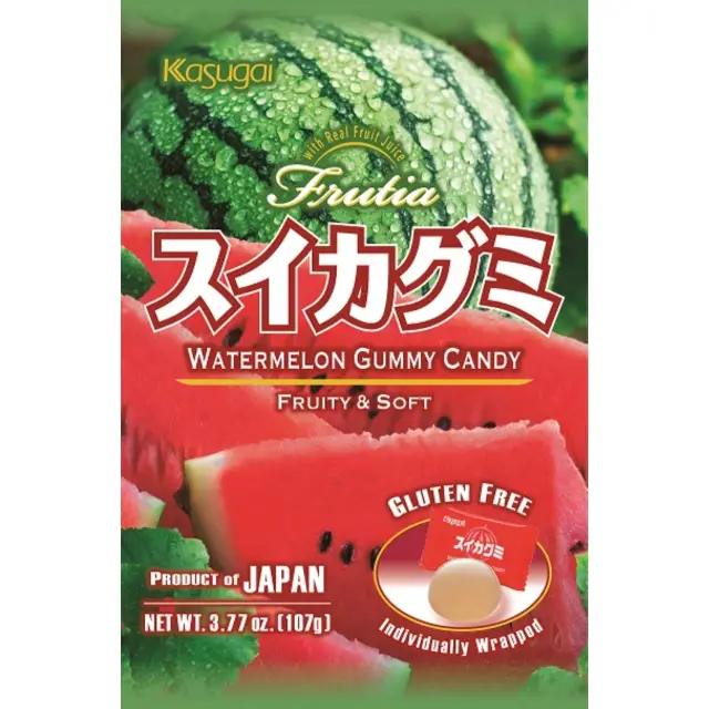 KASUGAI Watermelon Gummy 107g 春日西瓜QQ糖 107g