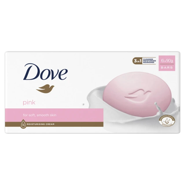 Dove  Beauty Bar Pink 6x 90 g