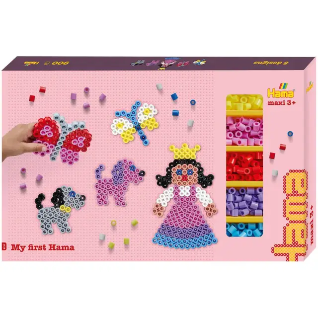 Hama Maxi Giant Gift Box with 900 Beads and 3 Pegboards