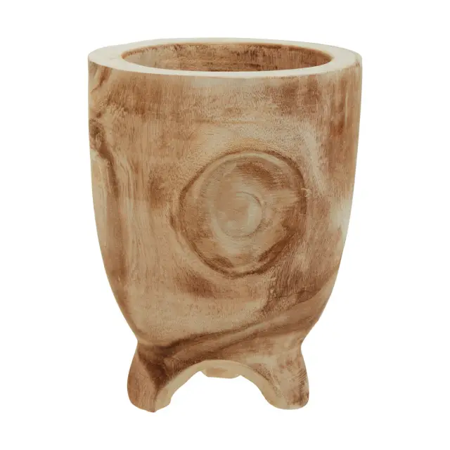 Arlo Small Natural Wooden Planter