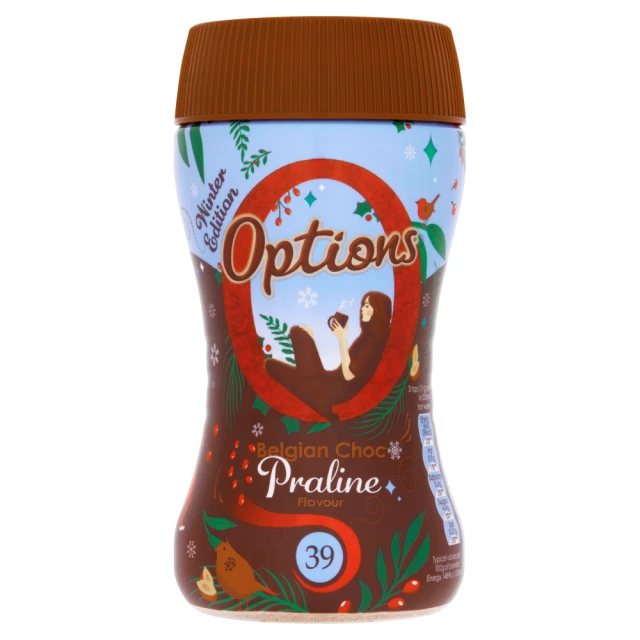Options Hazelnut Praline Hot Chocolate 220G