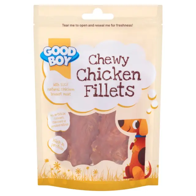 GOOD BOY CHICKEN FILLETS 70G