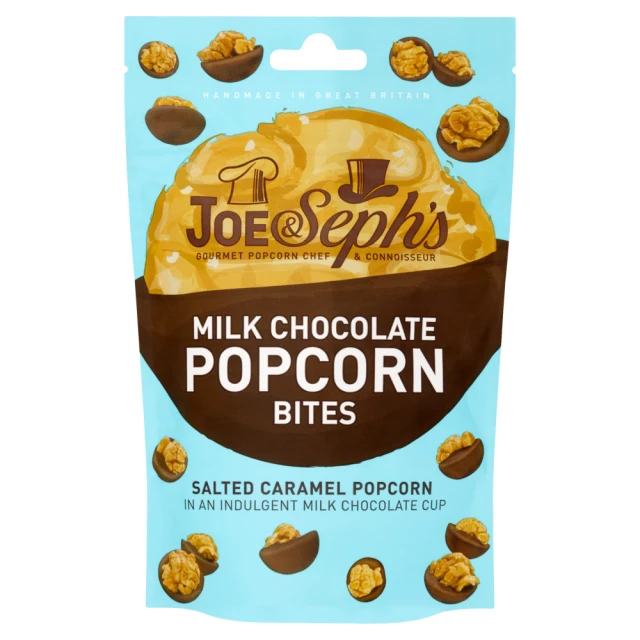 Joe & Seph's - Milk Chocolate Popcorn Bites 63g