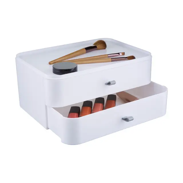 Beauty 2 Drawer Cosmetics Organiser