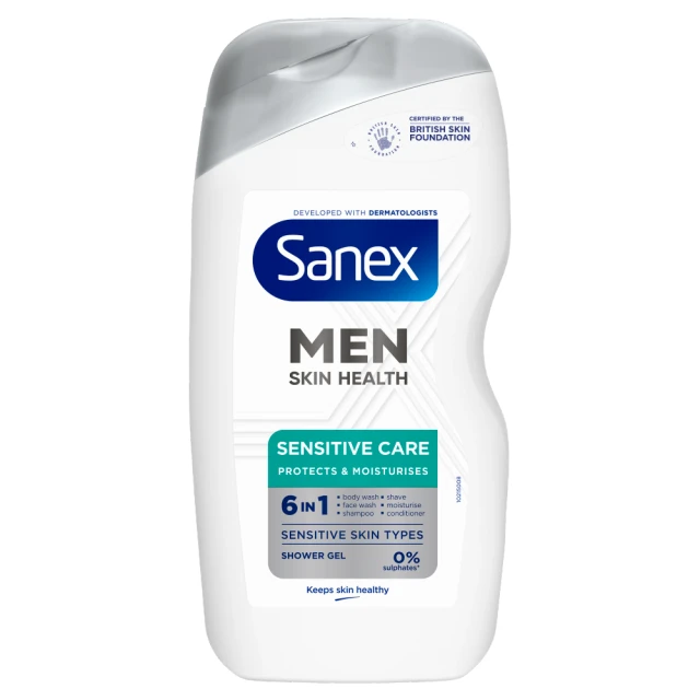 Sanex Men Skin Health Sensitive Care Shower Gel 400ml