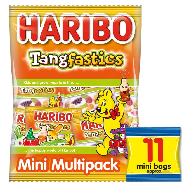Haribo Tangfastics 11 Mini Bags Approx. 176g