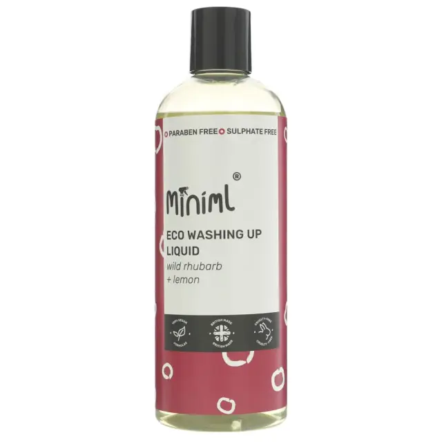 MINIML - Washing Up Liquid Rhubarb/Lemo - Rhubarb & Lemon - 500ML