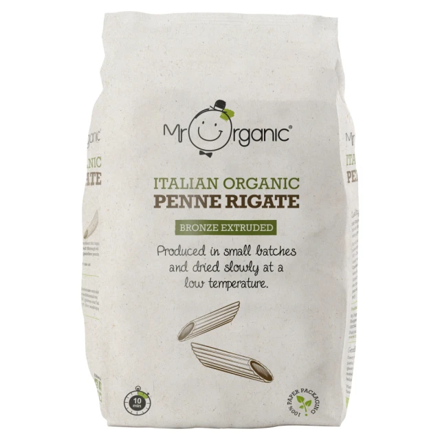 Mr Organic Italian Organic Penne Rigate 500g