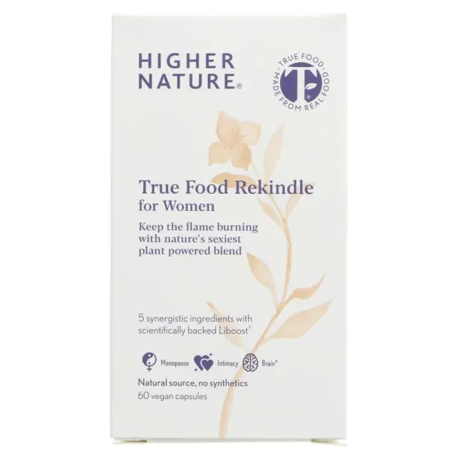 HIGHER NATURE - Rekindle For Women - Libido-Loving Botanical Blend - 60 CAPS