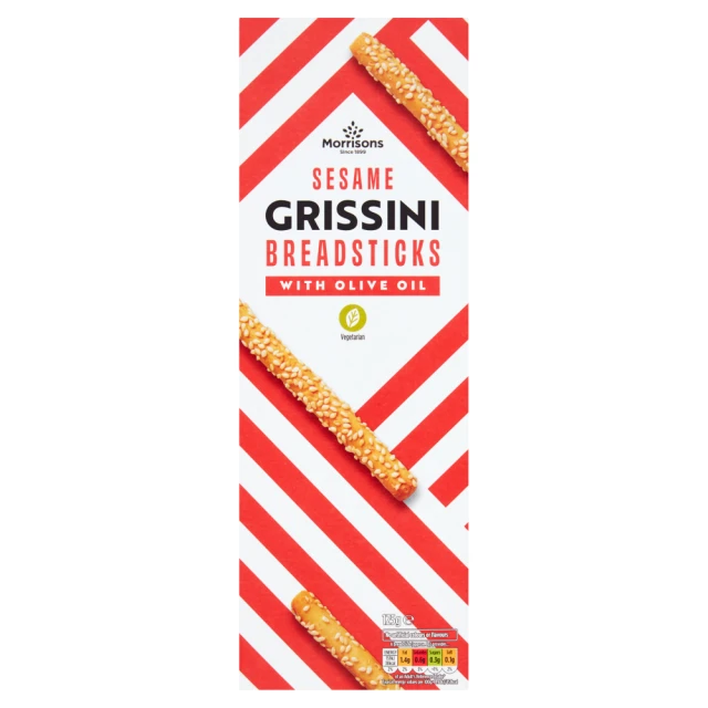 Morrisons Italian Sesame Breadsticks 125g