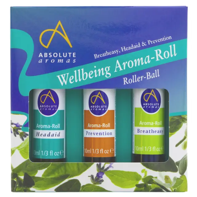 Absolute Aromas Wellbeing Aroma Roll Gift set