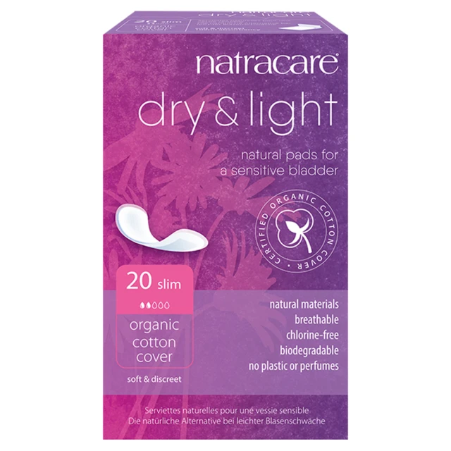 Natracare 20 Dry & Light Incontinence Slim Pads