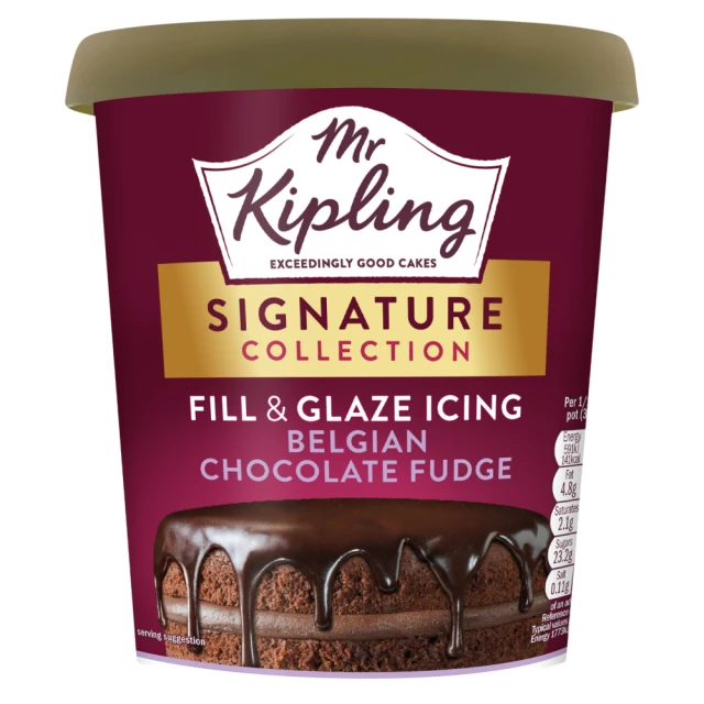 Mr Kipling Signature Chocolate Fudge Fill & Glaze Icing 400G
