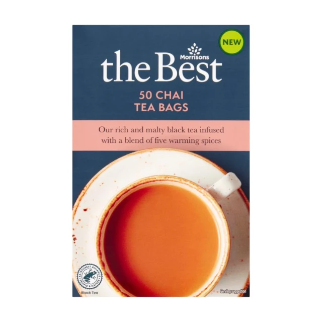 Morrisons The Best Chai 50 Tea Bags 100G