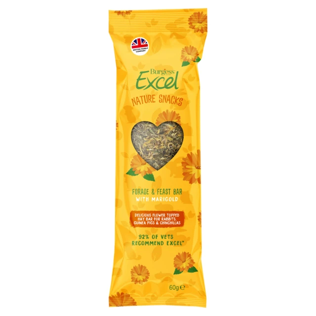 Burgess Excel Forage And Feast Bar Marigold 60g