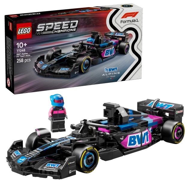 LEGO Speed Champions 77248 BWT Alpine F1 Team A524 Race Car Set