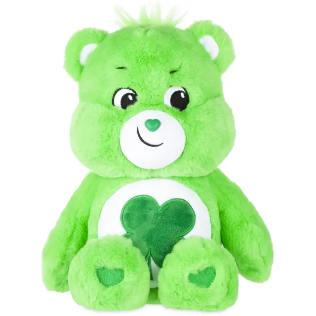 Care Bears 14 inch Good Luck Bear Plush Soft Toy