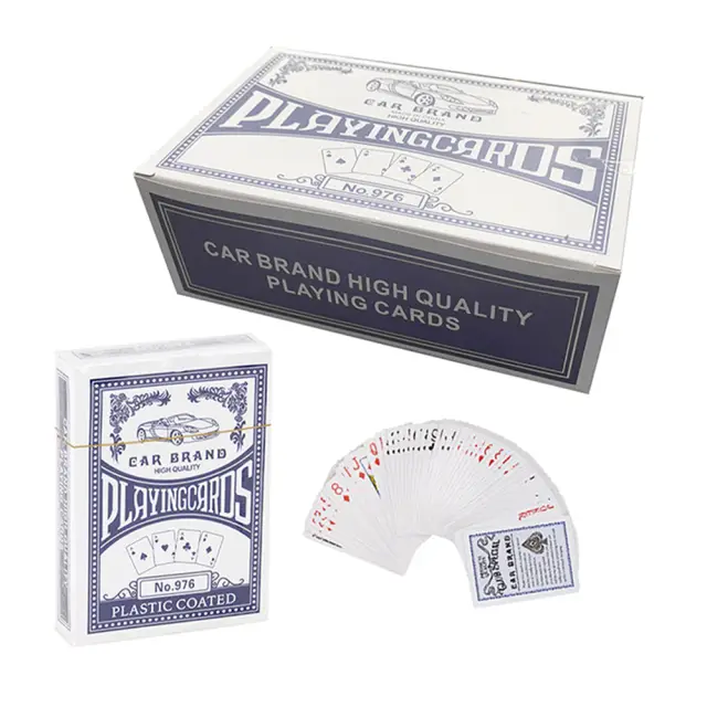 Blue playing cards
