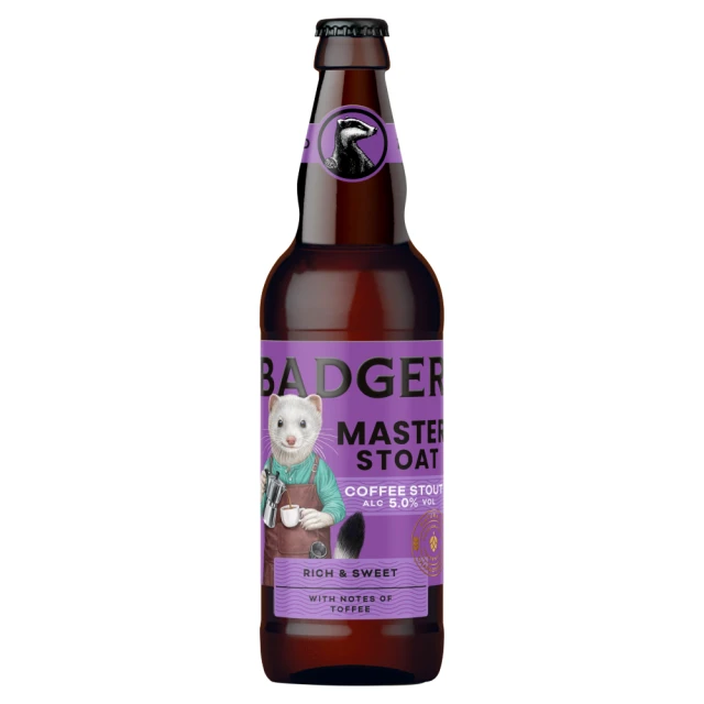 Badger Master Stoat Coffee Stoat 500ml (Abv 5.2%)