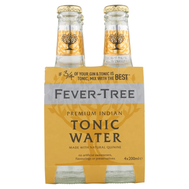 Fever Tree - Indian Tonic Water (6 x 4 x 200ml) - 6 x 800ml
