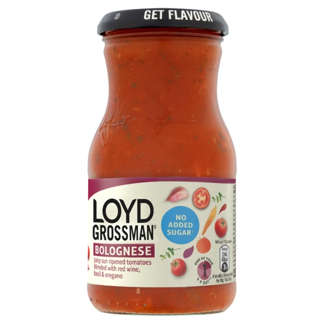 Loyd Grossman Bolognese No Added Sugar 350G