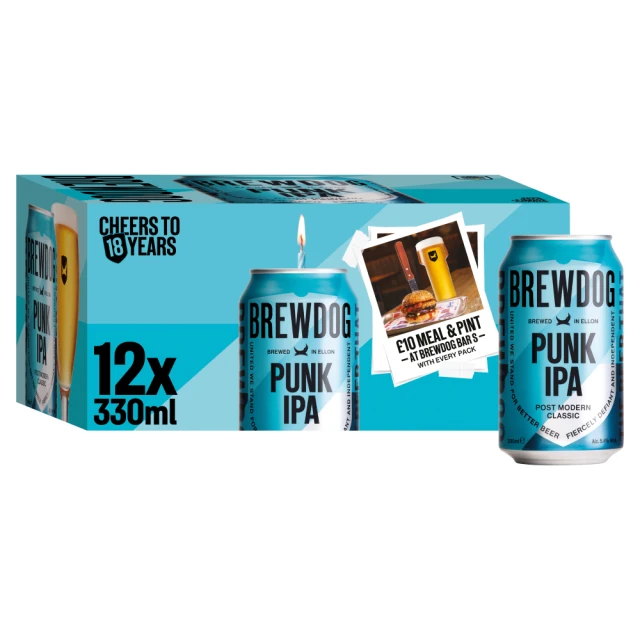 Brewdog Punk Ipa 12 X 330ml (Abv 5.4%)