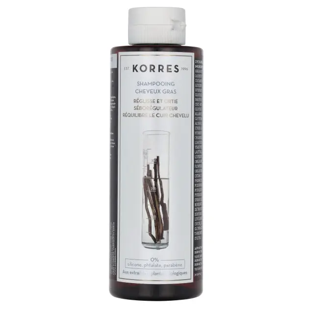 Korres Shampoo 250 ml - Liquorice And Urtica - Oily