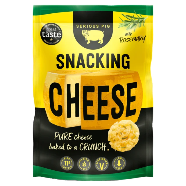 Serious Pig - Crunchy Snacking Cheese with Rosemary - 24g