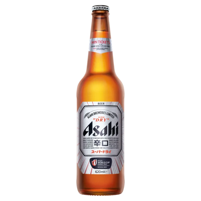 ASAHI SUPER DRY BOTTLE 620ML (ABV 5%)