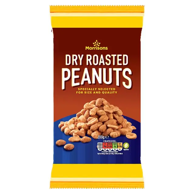 Morrisons Dry Roasted Peanuts 200g