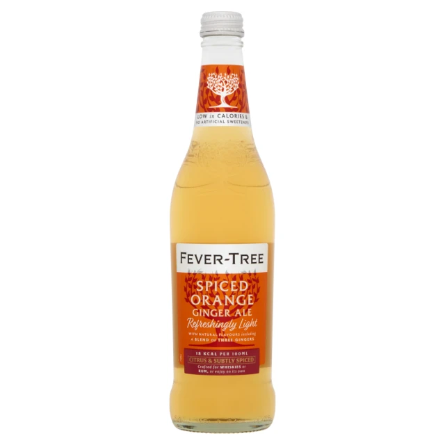 Fever-Tree Refreshingly Light Spiced Orange Ginger Ale 500ml