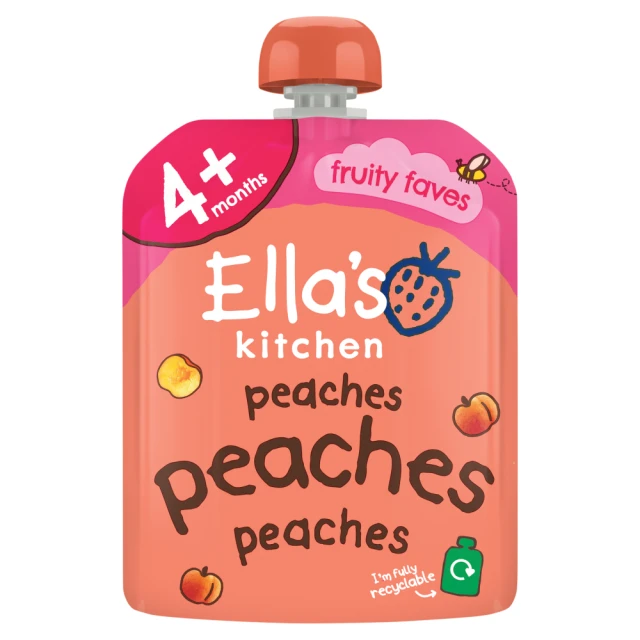 ELLA'S KITCHEN PEACHES PEACHES PEACHES STAGE 1 70G