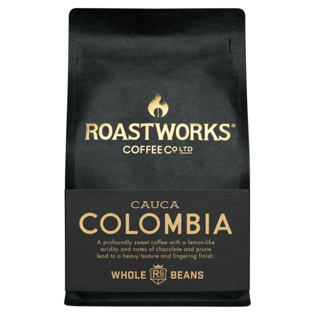 Roastworks Coffee Co. - Colombia Whole Bean Coffee - 6 x 200g