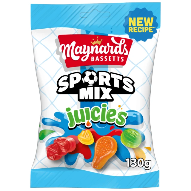Maynards Bassetts Sports Mix Juicies 130G