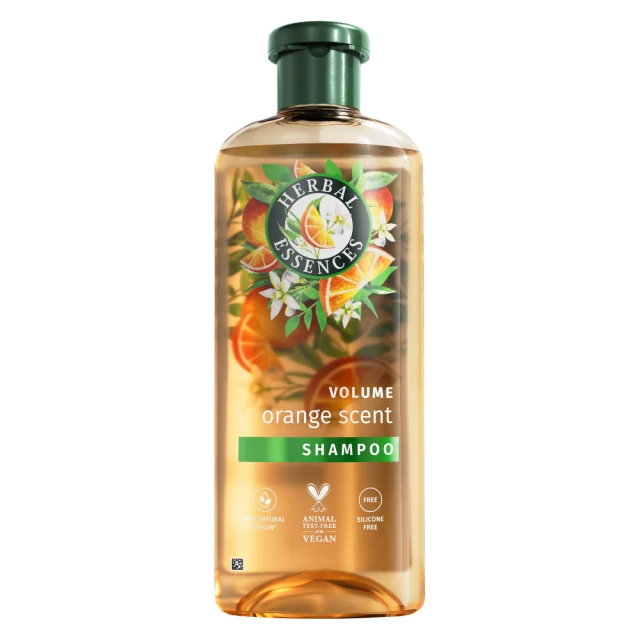 Herbal Essences Orange Scent Volume Shampoo 350ml for Fine Hair, Silicone Free