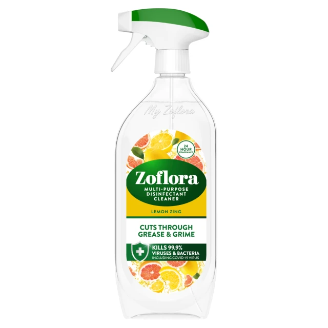 Zoflora Multi-Purpose Disinfectant Cleaner Lemon Zing 800ml