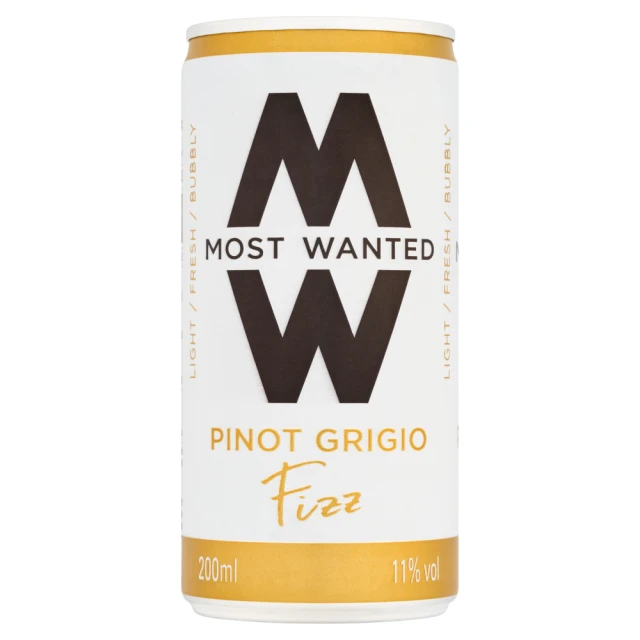 Most Wanted Pinot Grigio Sparkling 200Ml (Abv 11.5%)