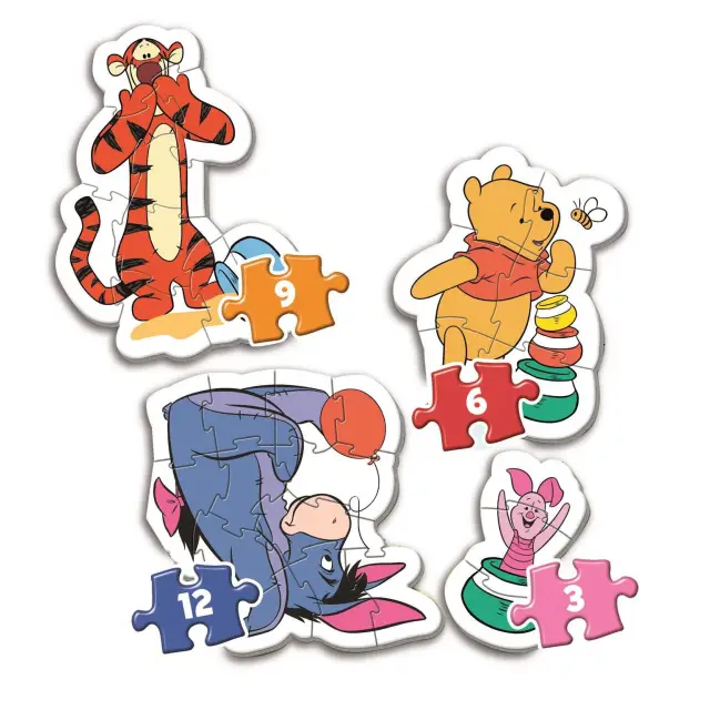 Clementoni Winnie the Pooh My first puzzle 4 pack - 3-6-9-12 pieces