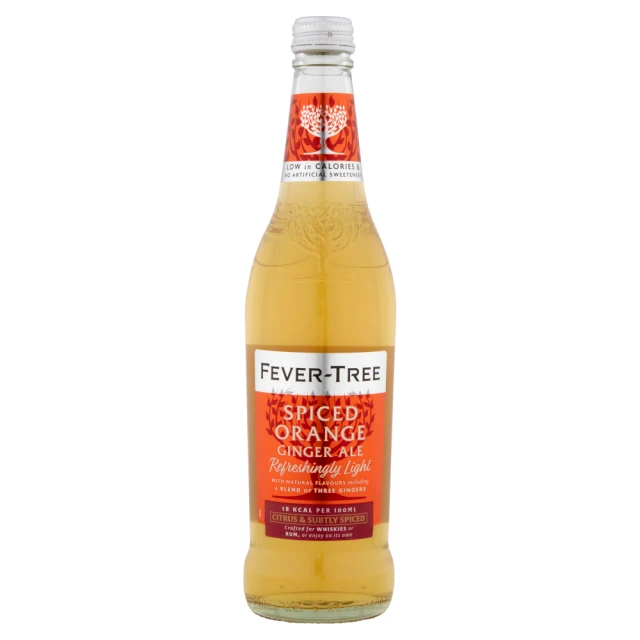 Fever-Tree Refreshingly Light Spiced Orange Ginger Ale 500ml