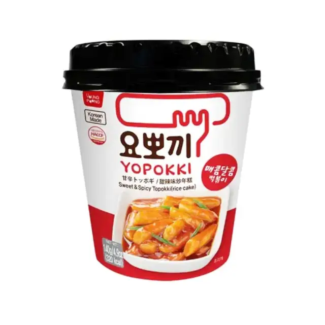 Instant Topokki Yopokki Cup (Sweet and Spicy) 即食年糕杯