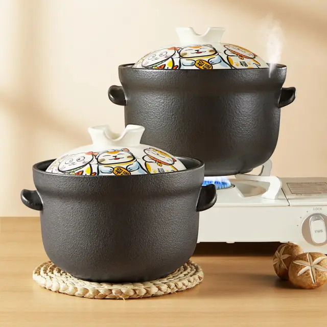 COOKER KING Casserole Stew Pot - Japanese Style - Ceramic -