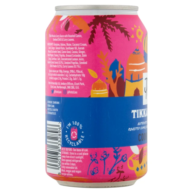 Potts - Tikka Masala Curry Sauce in a Can - 330g
