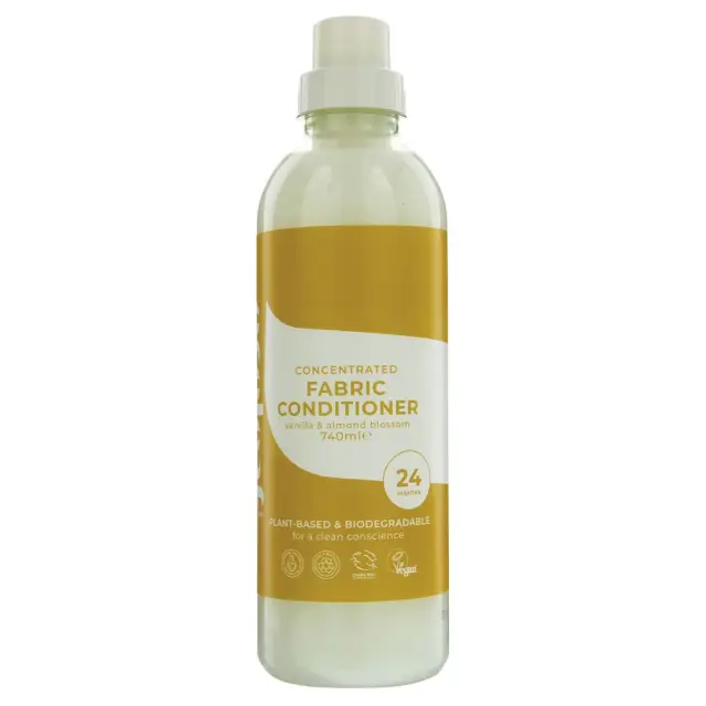 ECOLEAF BY SUMA - Fabric Conditioner-Vanilla-Con - Concentrated Formula 24 Washes - 740ML