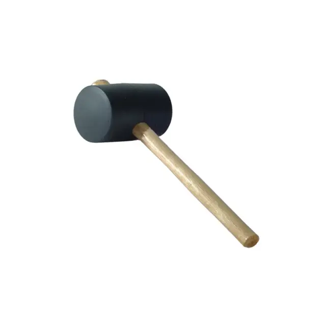FAI/FULL RUBBER MALLET - BLACK 57MM 2.1/4IN